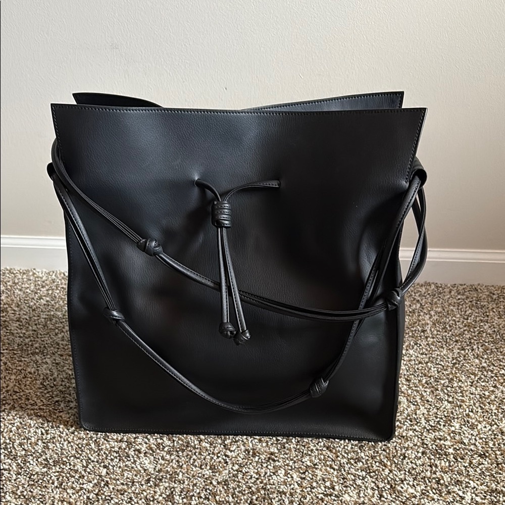 Elegant Black Tote Bag